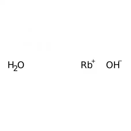 Chemical structure of Rubidium hydroxide hydrate | 12026-05-0