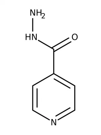 Chemical structure of Isoniazid | 54-85-3