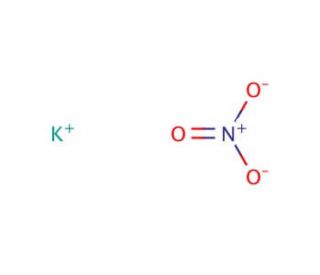 Chemical structure of Potassium Nitrate | 7757-79-1