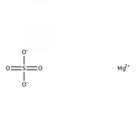 Chemical structure of Magnesium Sulfate | 7487-88-9