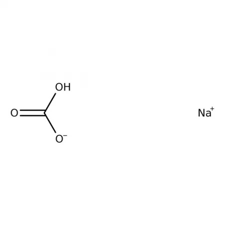 Chemical structure of Sodium Bicarbonate | 144-55-8
