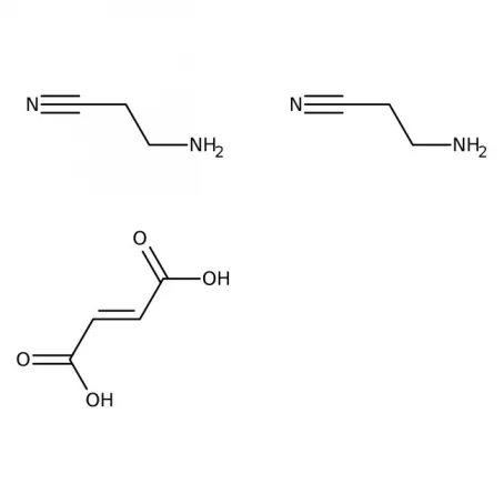 Chemical structure of 3-Aminopropionitrile fumarate | 2079-89-2