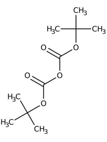 Chemical structure of Di-tert-butyl dicarbonate | 24424-99-5