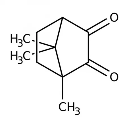 Chemical structure of Camphorquinone | 10373-78-1