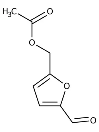 Chemical structure of 5-Acetoxymethyl-2-furaldehyde | 10551-58-3