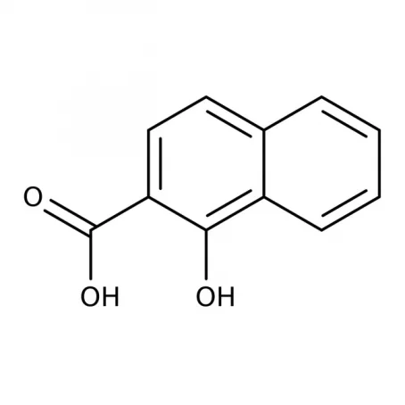 Chemical structure of 1-Hydroxy-2-Naphthoic Acid | 86-48-6