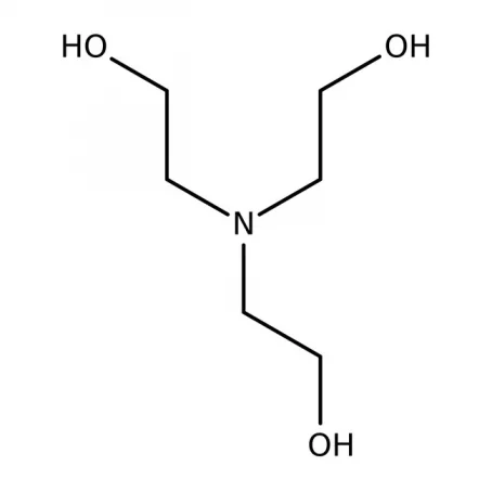 Chemical structure of Triethanol amine | 102-71-6