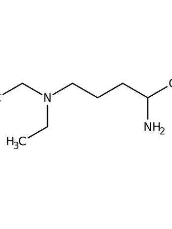 Chemical structure of N1N1-Diethyl-1,4-pentatediamine | 140-80-7