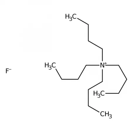 Chemical structure of Tetrabutylammonium fluoride | 429-41-4