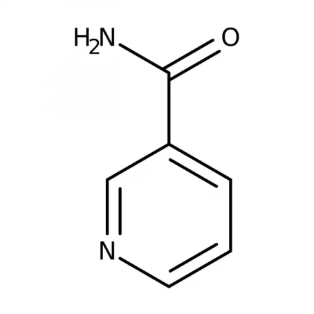 Chemical structure of Niacinamide | 98-92-0