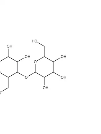 Chemical structure of Monohydrate Lactose | 10039-26-6
