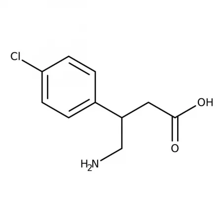 Chemical structure of 4-Amino-3-(4-chlorophenyl butanoic acid) | 1134-47-0