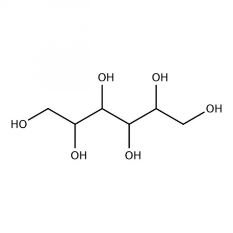 Chemical structure of D-Mannitol | 69-65-8