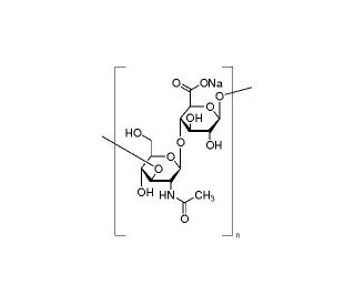 Chemical structure of Sodium Hyaluronate | 9067-32-7