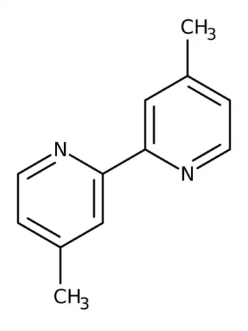 Chemical structure of 4,4'-Dimethylbipyridine | 1134-35-6