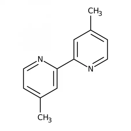 Chemical structure of 4,4'-Dimethylbipyridine | 1134-35-6