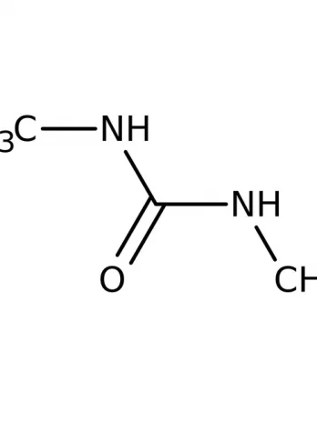 Chemical structure of 1,3-Dimethyl Urea | 96-31-1