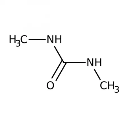 Chemical structure of 1,3-Dimethyl Urea | 96-31-1