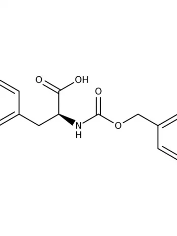 Chemical structure of Z-Phe-OH (syn: Z-phenylanaline) | 1161-13-3