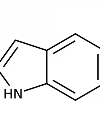 Chemical structure of Indole(Flavor grade) | 120-72-9