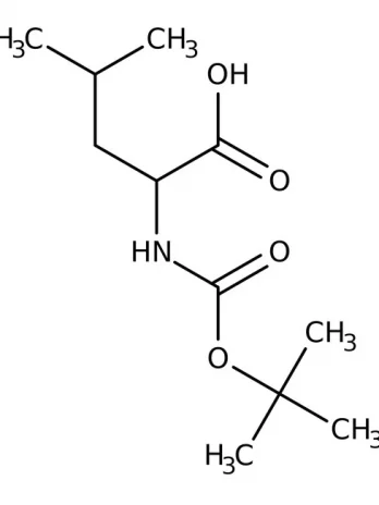 Chemical structure of Boc-Leu-OH-H20 | 13139-15-6