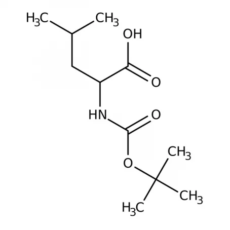 Chemical structure of Boc-Leu-OH-H20 | 13139-15-6