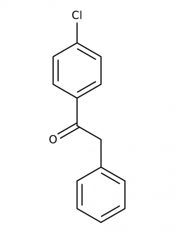 chemical structure of 4’-Chloro-2-phenylacetophenone | 1889-71-0