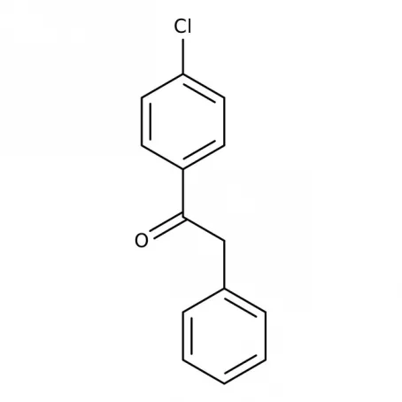 chemical structure of 4’-Chloro-2-phenylacetophenone | 1889-71-0