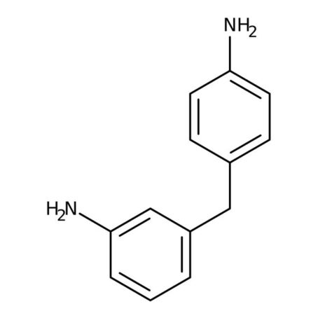 Chemical structure of 3,4’-Diaminodiphenylmethane | 19430-83-2