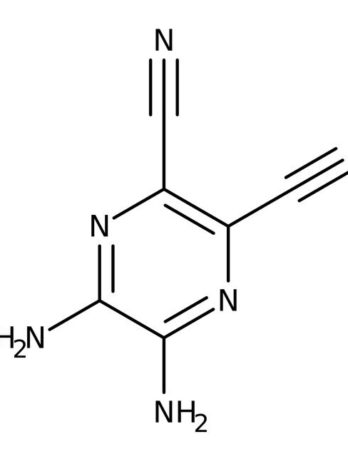 Chemical structure of 5, 6-Diamino-2, 3-pyrazinedicarbonitrile | 36023-58-2