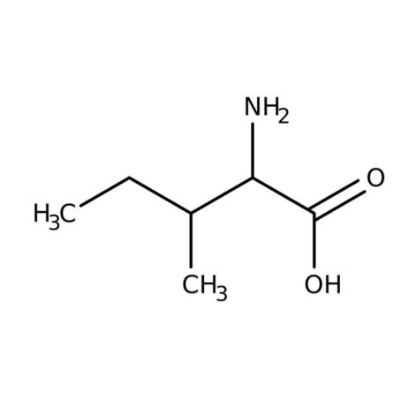 Chemical structure of DL-Isolucine | 443-79-8