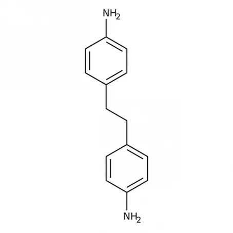 Chemical structure of 4,4’-Ethylenedianiline | 621-95-4