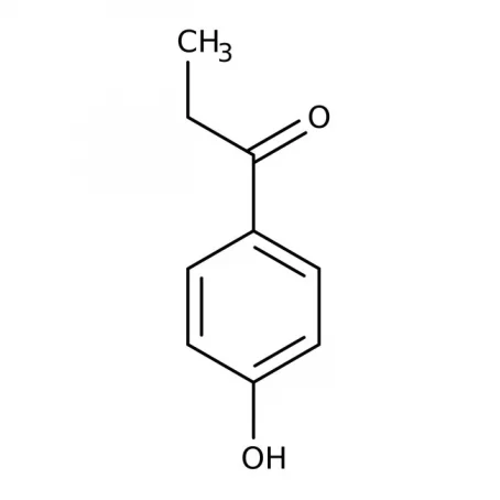 Chemical structure of 4’-Hydroxy propiophenone | 70-70-2