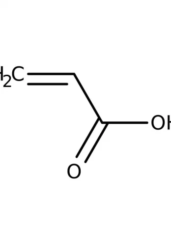 Chemical structure of Acrylic Acid | 79-10-7