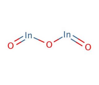 Chemical structure of Indium(III)Oxide Nanopowder