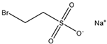 Chemical structure of 2-Bromoethanesulfonic acid sodium salt | 4263-52-9