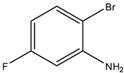 Chemical structure of 2-Bromo-5-fluoroaniline | 1003-99-2