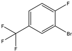 Chemical structure of 3-Bromo-4-fluorobenzotrifluoride | 68322-84-9