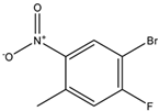 Chemical structure of 4-Bromo-5-fluoro-2-nitrotoluene | 224185-19-7
