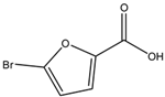 Chemical structure of 5-Bromo-2-Furoic Acid | 585-70-6