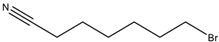 Chemical structure of 7-Bromoheptanenitrile | 20965-27-9