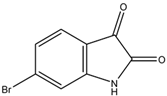 Structure of 6-Bromoisatin | 6326-79-0