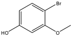 Chemical Structure of 4-Bromo-3-methoxyphenol | 102127-34-4