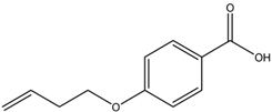 Chemical structure of 4-(3-Butenyloxy)Benzoic Acid | 115595-27-2