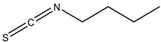 Chemical structure of Butyl isothiocyanate | 592-82-5