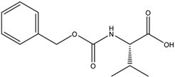 Chemical structure of Carbobenzyloxy-L-Valine | 1149-26-4