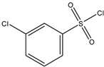 Chemical structure of 3-Chlorobenzenesulfonyl chloride | 2888-06-4