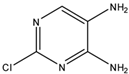 Chemical structure of 2-Chloro-4,5-diaminopyrimidine | 14631-08-4
