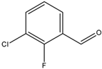 chemical structure of 3-Chloro-2-fluorobenzaldehyde | 85070-48-0