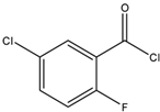 chemical structure of 5-Chloro-2-fluorobenzoyl chloride